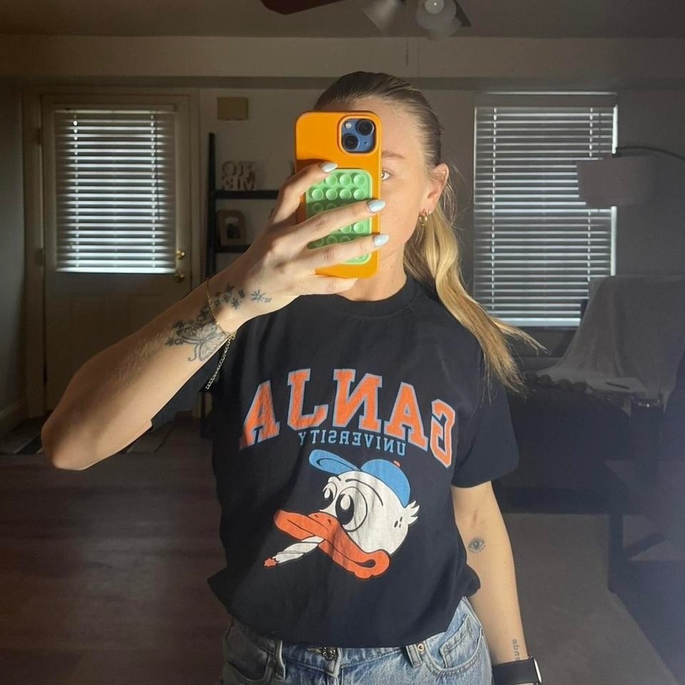 Donald Duck Ganja University Tee